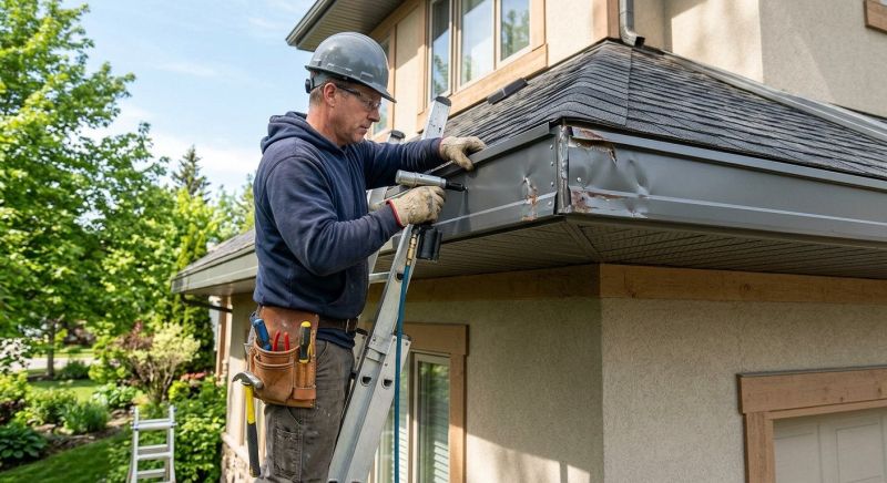 Garage Fascia Repair in Conroe, TX
