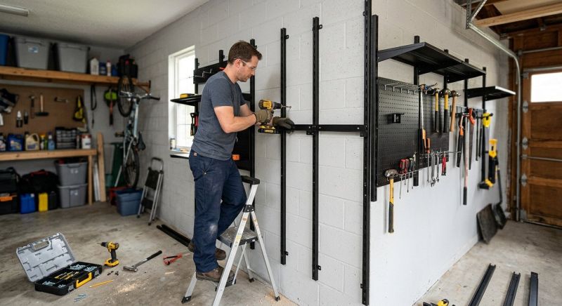 Ceiling Rack Installation in Silver Spring, MD