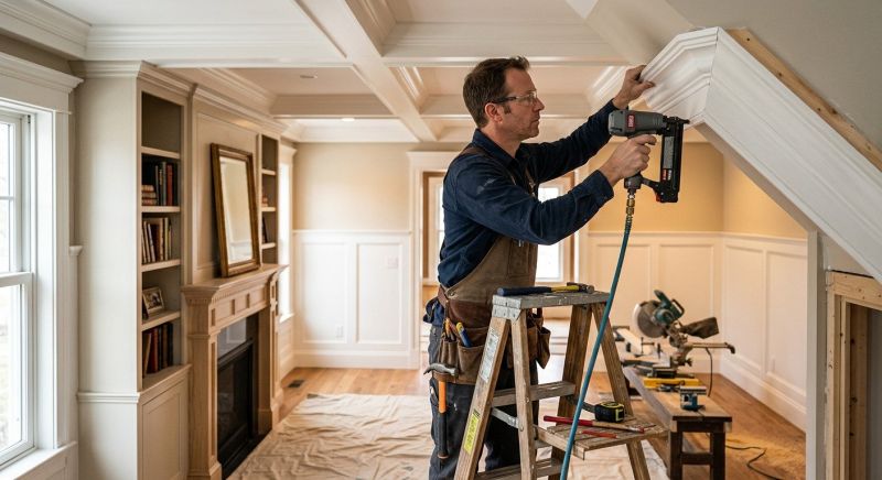 Crown Molding Installation in Kansas City, KS