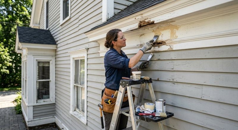 Exterior Door Trim Repair in Alpharetta, GA