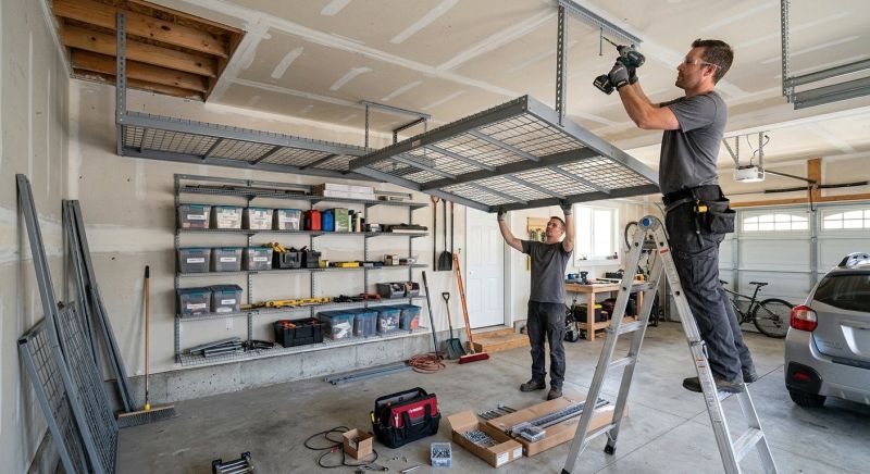 Garage Tool Rack Installation in Alexandria, VA