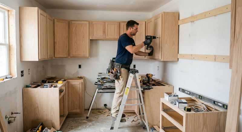 Glazed Cabinets Installation in Indianapolis, IN