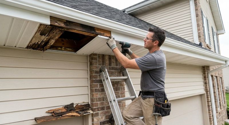 Soffit Repair in Conroe, TX